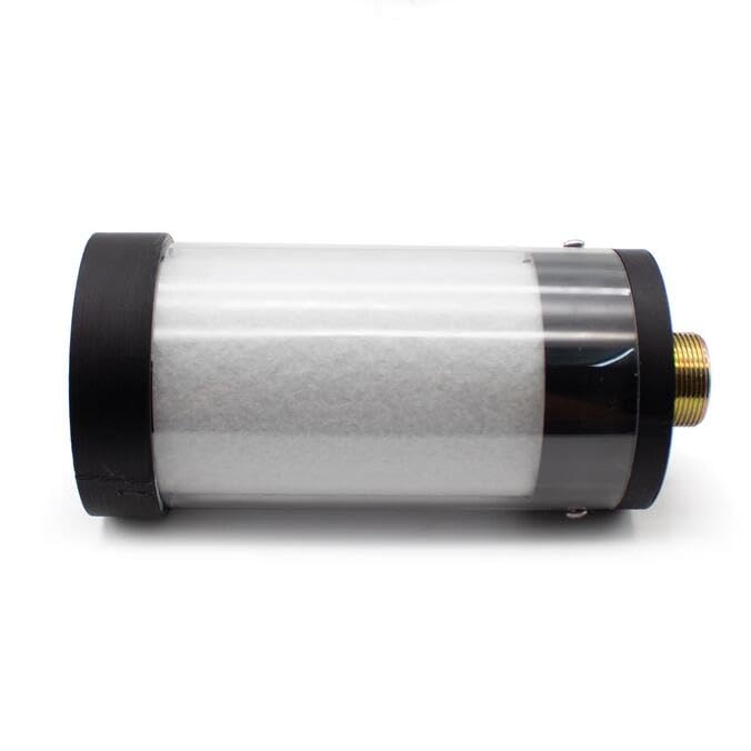 LeTkingok Vacuum Pump Oil Mist Filter M24/M30/M33 Thread Optional (M24 Thread)