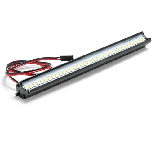 Barra de luz con 36 cuentas de lámpara LED para techo de coche RC crawler 1 10 Axial y TRX4
