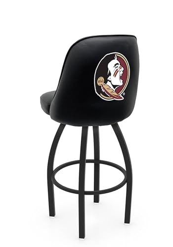 L048 Logo Grizzly Florida State (Head) Swivel Bar Stool