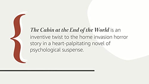 Image of The Cabin at the End of the World: A Novel
