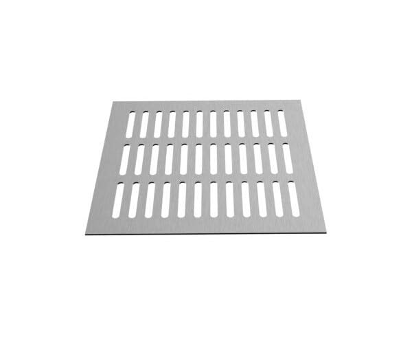 Viking SS304 Rain Roof Drain Grate – Square Slotted | 200mm x 200mm (8" x 8") | Stainless Steel 304 | Brushed | Efficient Rainwater Drainage-picture-10