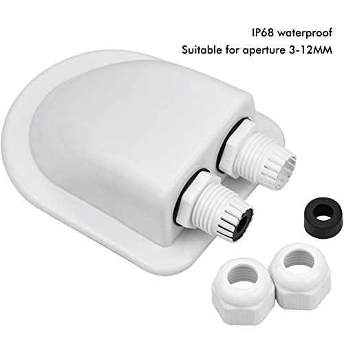 LUCKYKODOR Doppia Passacavo Tetto Camper Pssacavo