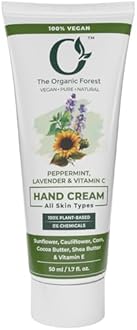 Plant-Based Lavender & Peppermint Soothing Hand Cream For Women | Vitamin C & E for Skin Protection | Hydrating Hand Cream & Moisturizer with Organic Shea Butter for Dry & Cracked Hands |