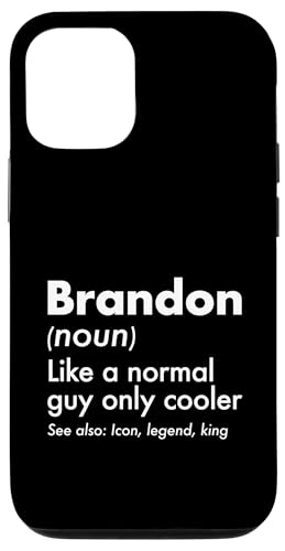 Brandon Like A Normal Guy Only Cooler ���W�F���h�L���O �t�@�[�X�g�l�[�� �X�}�z�P�[�X iPhone 12/12 Pro �p