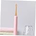 Beaupretty 4pcs Reusable Bamboo Toothbrush Heads Replacement for Hum Soft Bristle Electric Toothbrush Parts Easy to Install