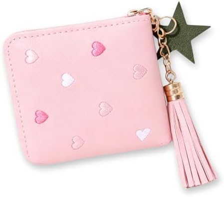 Cartera para Niños, Linda Monedero Mujer Pequeño con Borla Asient...