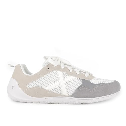 Munich Deportivas Piel Barefoot Cordones y Planta 0 Drop Hombre Blanco para: Hombre Color: Blanco Talla: 44