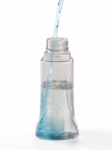 Rubbermaid Reveal Spray Mop Replacement Bottle, Leak Free, Refillable Bottle For Mopping Cleaning On Multi-Purpose Surface, Clear/Red #TOP4