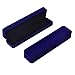 iSuperb Set of 2 Blue Velvet Necklace Chain Bracelet Display Case Storage Jewelry Gift Box 8.7x1.6x2inch