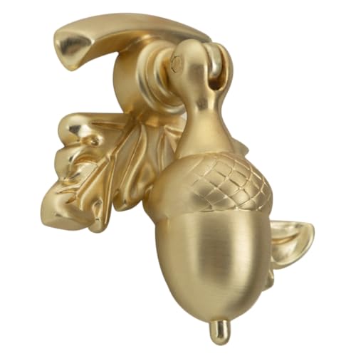 Alipis Tirador para Armarios y Cajones Forma de Bellota, Diseño Metálico Bicolor, Tamaño Pequeño, Kit de 3 Unidades, Adecuado para Cocina y Baño Moderno