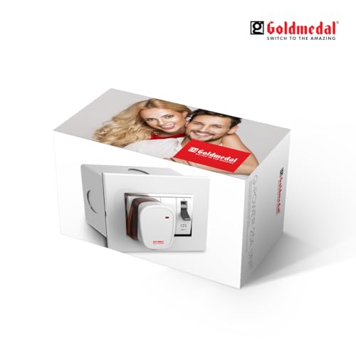 Image of Goldmedal Nixon G Power 25A Unit Plastic Box (Absolute White) - Pack of 1