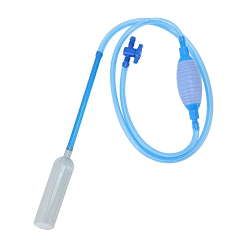 Gavigain Mini Aquarium Gravel Vacuum, Manual Siphon Water Changer, Adjustable Flows, Sturdy Non Material, for Small Fish Containers