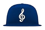 TRVPPY Kinder Junior Cap Kappe Modell Notenschlüssel - Royalblau