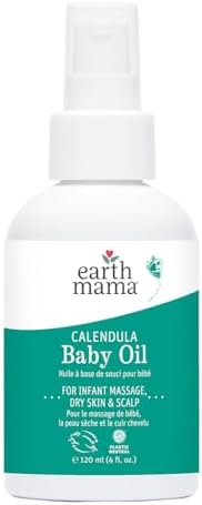 Earth Mama Calendula Baby Oil, 120ml