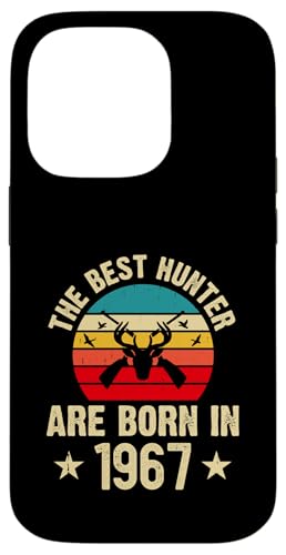 The Best Hunter Are Born in 1967 Funny Say Hunting Lover �X�}�z�P�[�X iPhone 14 Pro �p