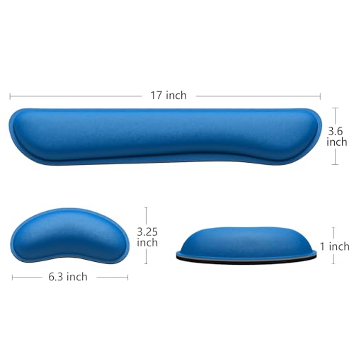 Repose-poignet pour clavier et souris en mousse à mémoire de forme