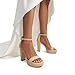 DREAM PAIRS Women's Platform Chunky High Heeled Sandals Open Toe Block Heels Ankle Strap Dress Shoes for Wedding Party Evening,Size 9,Nude,DWUMHS2508