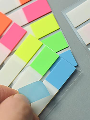 Marcador de página 5 flags Stick Note - 100 notas coloridas