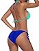Zuvebamyo Women Two Piece Bikini Swimsuit Sexy Bathing Suits Halter Triangle Tops String Bikini Sets Lakeroyal S