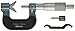Mitutoyo 114-122 V-Anvil Micrometer for 5 Flutes Cutting Head, Ratchet Stop, 25-45mm Range, 0.01mm Graduation, +/-0.005mm Accuracy