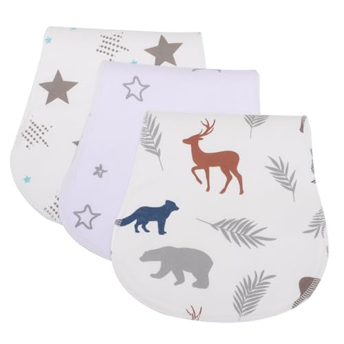 Lingettes coton absorbantes anti-taches serviette lavable pour rots