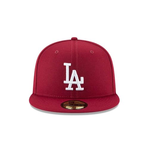 New Era 59Fifty MLB Basic Los Angeles Dodgers Gray/Black Fitted Headwear Cap