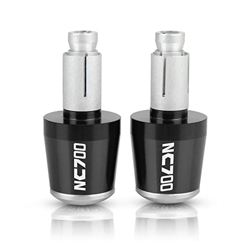 �o�C�N���i �ɓK������z���_ NC700 NC700S NC700X NC750 NC750X NC750S���j�o�[�T��22mm7 / 8 "���[�^�[�T�C�N���n���h���o�[�O���b�v�G���h�o�[�G���h�n���h���o�[�L���b�v�p(Black Silver)