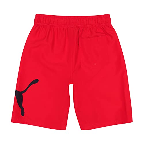 Image of Puma Boys' Fashion Swim Trunks, Water Repellant, Elastic Waistband with Drawcord