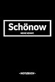 schokowein  Schönow: Notizblock A5 120 Seiten  Punktraster  Notizbuch für deine Stadt