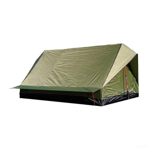 Ultraleichtes Poleless Hüttenzelt für 1–2 Personen – 210T reißfestes Plaid