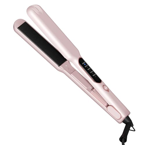Plancha de cabello 38mm con temperatura ajustable miniatura 2