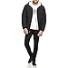 Calvin Klein Men's Mid-Weight Sherpa Lined Puffer Jacket, Sherpa Lined, Ebony, X-Large