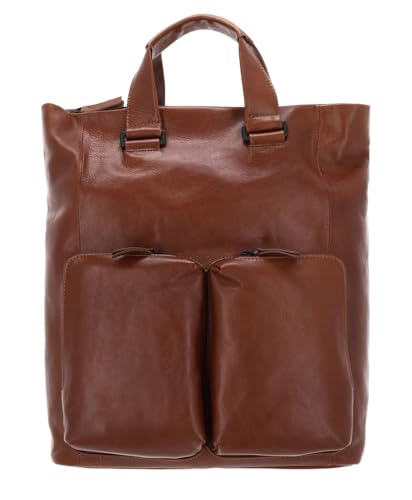 Rucksack ordinateur portable cuir marron Leonhard Heyden Porto 7815