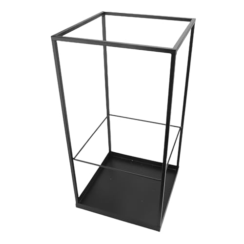Support géométrique avec base stable porte-parapluie en métal - 4
