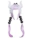 Ainiel Women's Anime Cosplay Wigs with Accessories Headband Tails for Halloween Cosplay