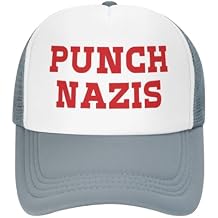 Punch Nazis Mesh Hat Black Cap
