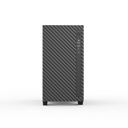 Rosewill FBM-X5 Micro ATX Mini Tower Desktop Gaming & Office PC Computer Case with Pre-Installed 400W Power Supply, 240mm / 280mm AIO Support, 2X USB 2.0, 2 USB 3.0, 1x 120mm PWM Fan
