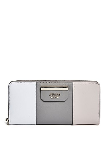 GUESS Ryann Colorblock Large Zip Around, Cloud Multi