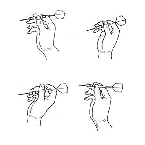 BESPORTBLE 100pcs Black Rubber Washer for Dart Rods Non-Slip Rod Round Pad Compatible Aluminum for Professional Use