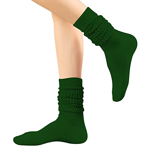 Women's Slouch Knee High Socks Cotton Long Scrunch Boot Socks2