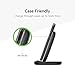 Belkin Quick Charge Wireless Charging Stand - 15W Qi-Certified Charger Stand for iPhone, Galaxy, Pixel & More, Charge While Listening to Music, Video Streaming, & Video Calling - Black (No PSU)