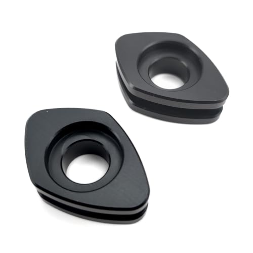 Aharon Set 2 Supporti Frecce Moto – Adattatore LED M8/M10 – Piastra di Montaggio ABS – Accessorio Universale per Frecce