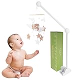 Cadeau pour bébé : les jouets ou les décorations suspendus au support mobile en bois captivent votre bébé et favorisent sa concentration dès son plus jeune âge. C'est le cadeau idéal pour accompagner la croissance de votre enfant.