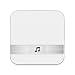 Wireless New Doorbell Chime Door/Entry Chime, Window Sensor Ding-Dong Alarm Chime,Chime(White)