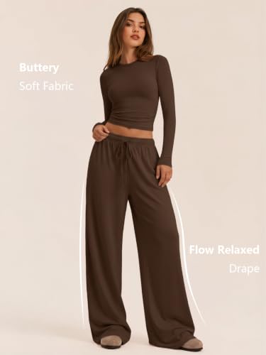 Image of Trendy Queen Women's 2 Piece 2026 Fall Fashion Lounge Set with Pockets