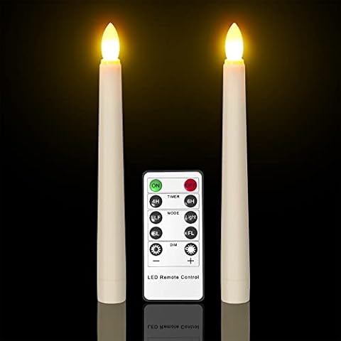 Ymenow LED Stabkerzen mit Timerfunktion Cover