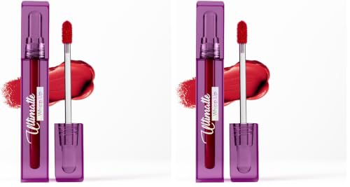 Image of Blue Heaven Ultimatte Whipp Lip Liquid Lipstick Waterproof Infused with Cocoa Butter & Rosehip Oil | Hydrating | Airy Mousse Texture | Soft Matte Finish | Intensely Pigmented | In Love | 3 ML