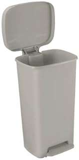 Moore Medical Rectangular Plastic Waste Can 52 Quart Red - Each