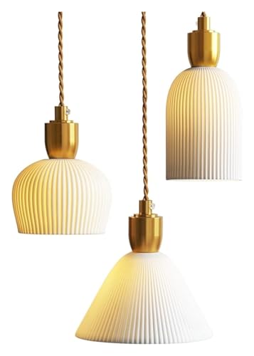 Chandeles céramique moderne : suspension design pour luminaire de salle à manger