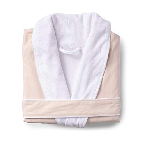 Kassatex Spa Bathrobe, Small/Medium, Blush #TOP6